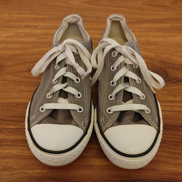grey converse youth